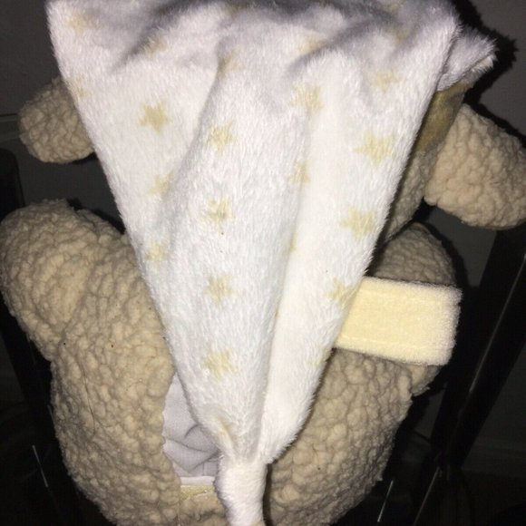 Cloud B 12” Sleep Sheep w/ Night Cap Plush Spring Stuffed Animal Lamb - Picture 2 of 9